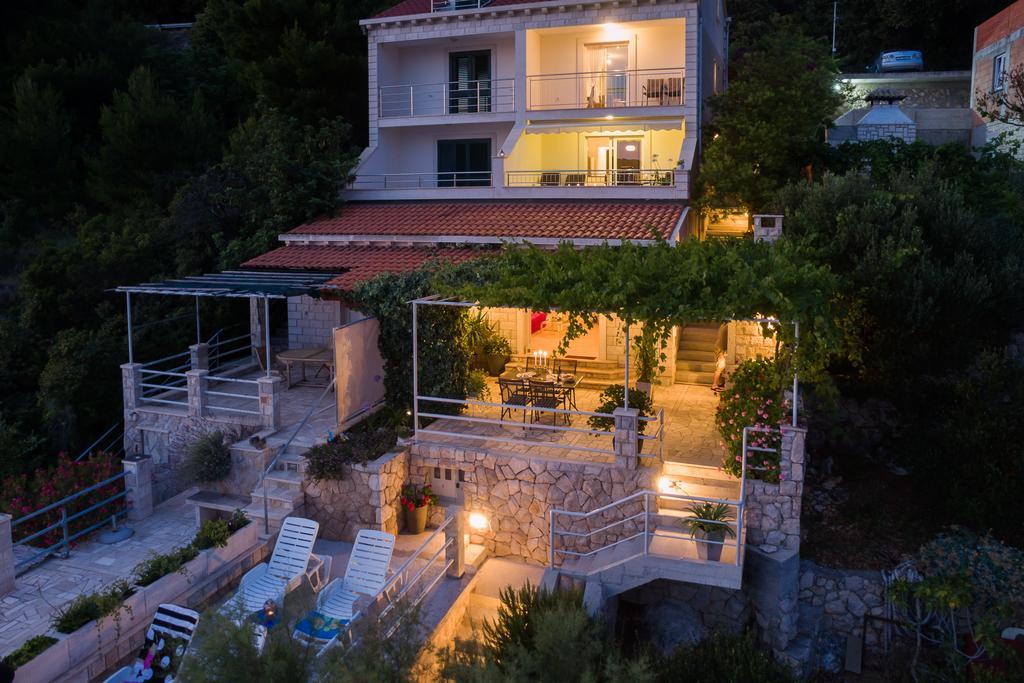 Apartments Ratac Lobrovic With Private Beach And Beautiful Sunset Slano Extérieur photo